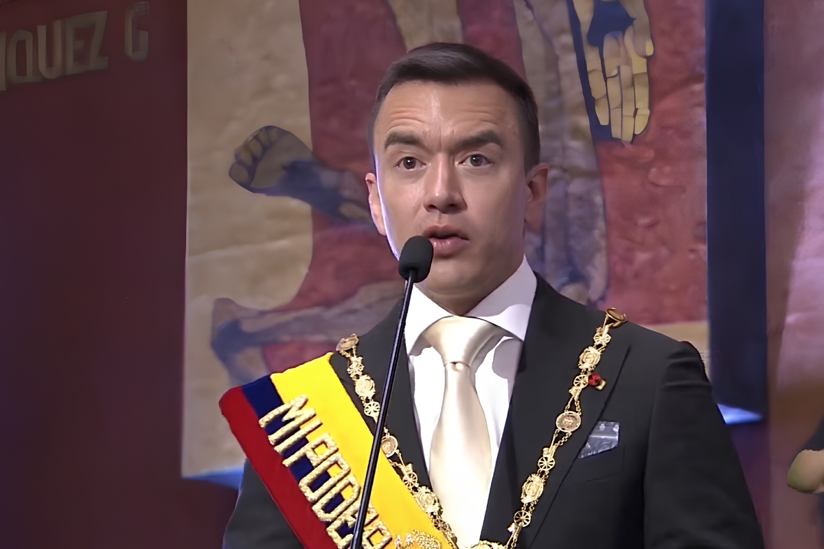 Noboa anuncia ampliación del Metro de Quito y refuerza agenda social